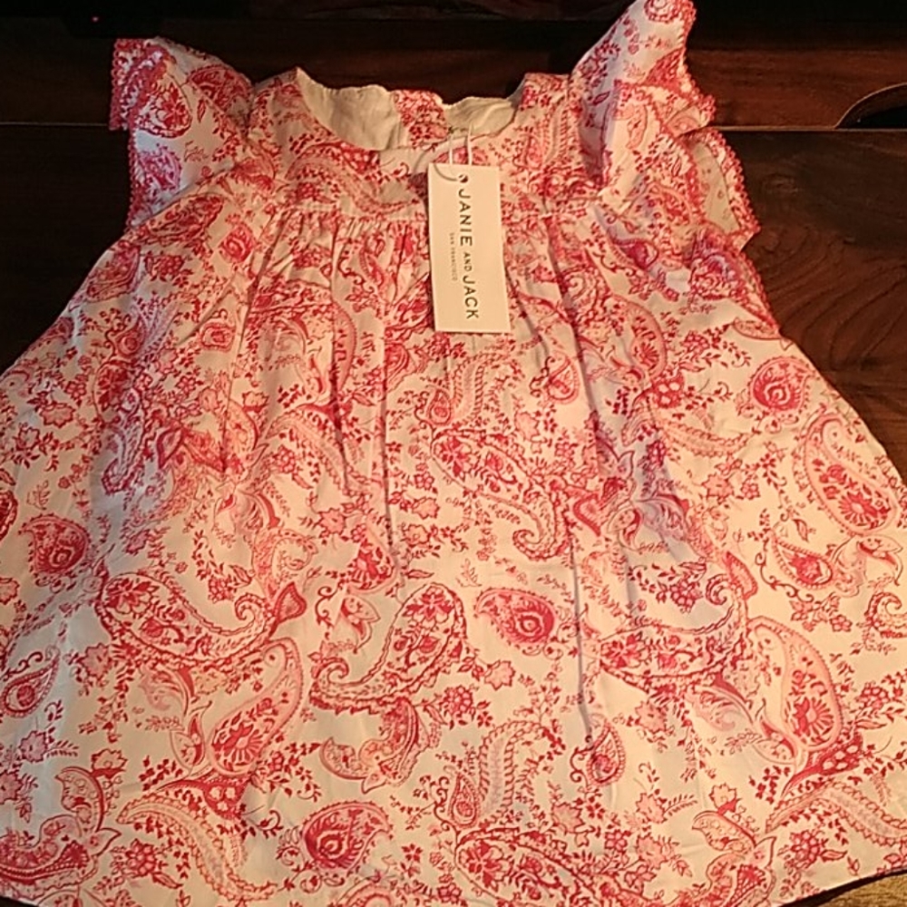 Layette paisley dress